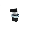 LAY5-BJ21 2 Position stay put selector black push button switch